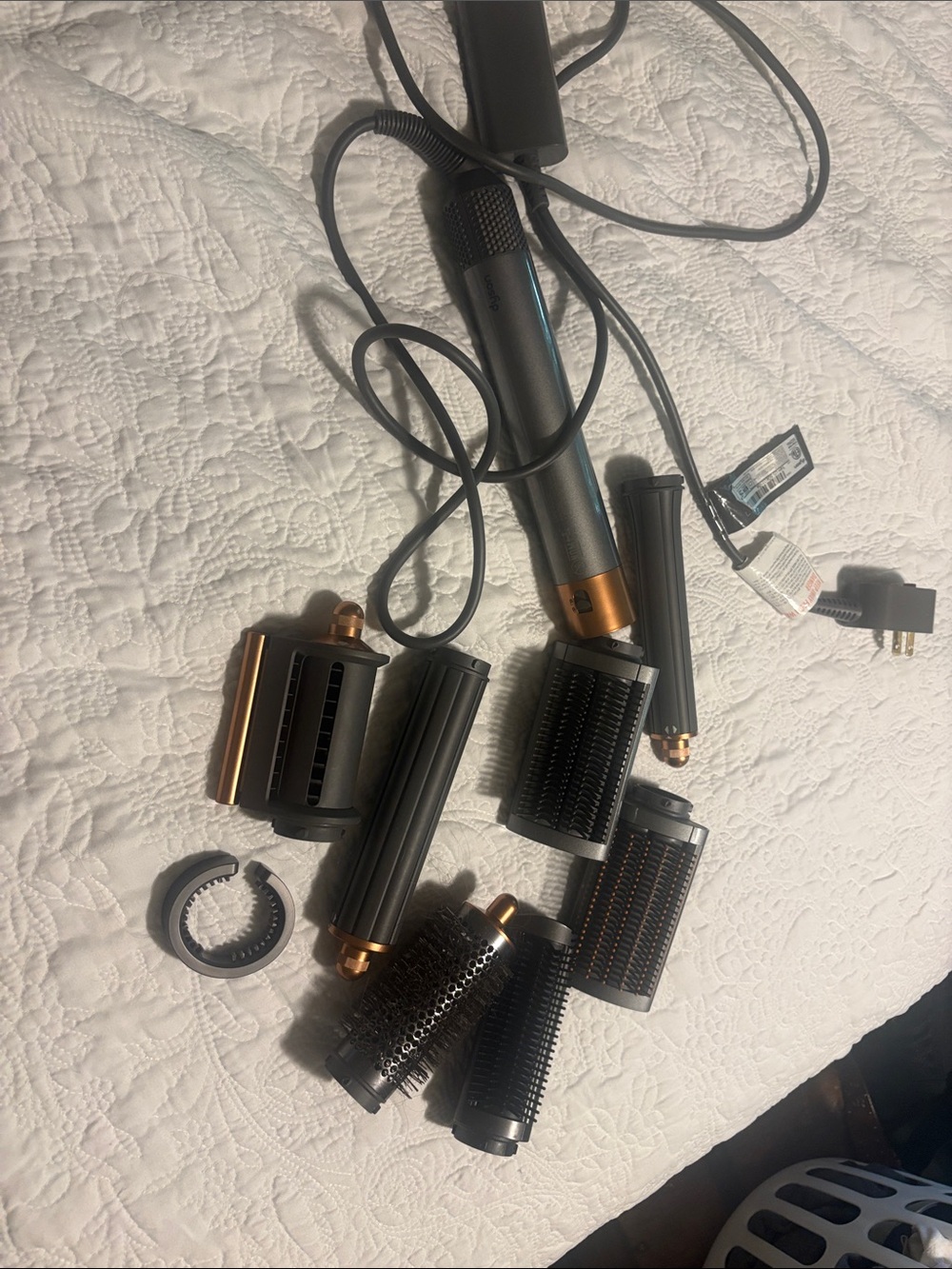 Dyson Black and Gold Multi-Attachment Hot Air Styler Set